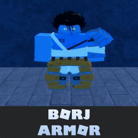 If the player has fully unlocked 1 Sword Style, he will spar with the player for 10000. . Borj armor gpo